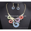 Auspicioso Nuvens Estilo Colar Set / Fashion Jewelry Set (XJW13212)